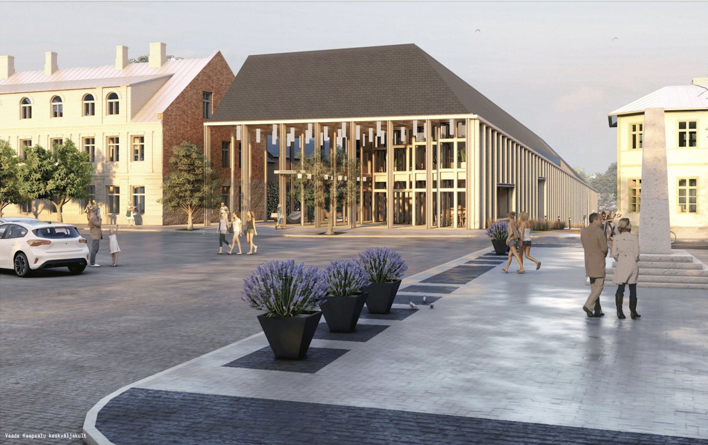 Haapsalu Linnavalitsuse uus hoone ehitatakse puidust